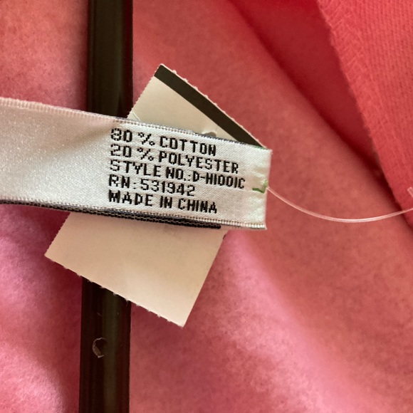 Large Pink Hawaii Hoodie (NWT) - Picture 3 of 3